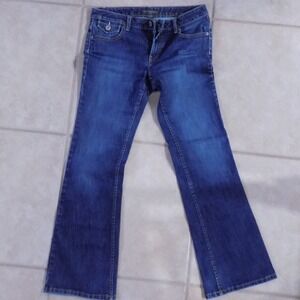 Banana‎ Republic Womens Blue Wash Bootcut Denim Jeans Size 8